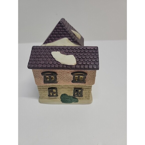 Gift Collection Hand Painted Porcelain Christmas‎ Tea Light Hotel - Picture 5 of 9